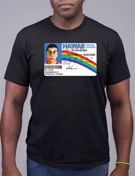Mclovin shirt - Mclovin Superbad Shirt | Funny Shirt Rave Outfit Hawaii Nerd Shirt | Y2k Hawaii Mclovin Fake ID Card Graphic Tee Gifts For Him Unique Funny. MikikoClothing. (454) $26.10. $32.63 (20% off) FREE shipping.